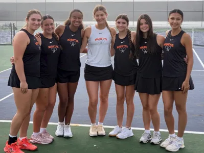 Tiger tennis advances 7 to district tennis tourney